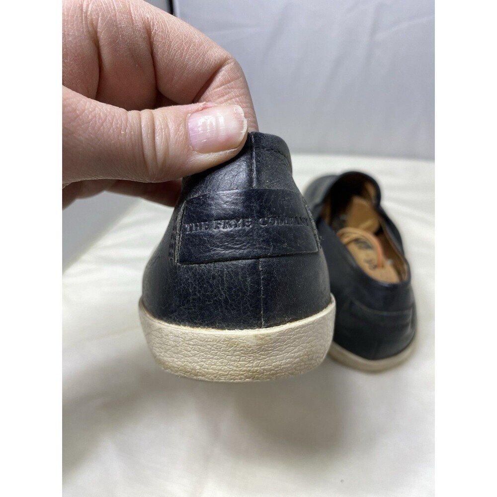 Frye Womens Size 9M Dylan Slip On Black Leather Sneaker 3479264 - Picture 4 of 8